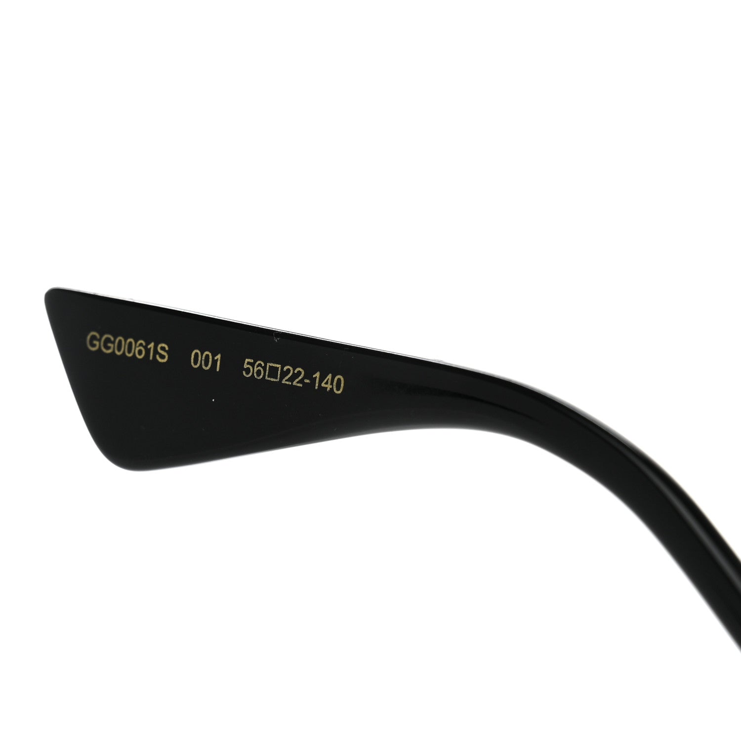 Gucci Metal Round Frame Sunglasses GG0061S Black 6 of 8