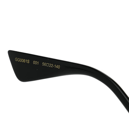 Gucci Metal Round Frame Sunglasses GG0061S Black 6 of 8