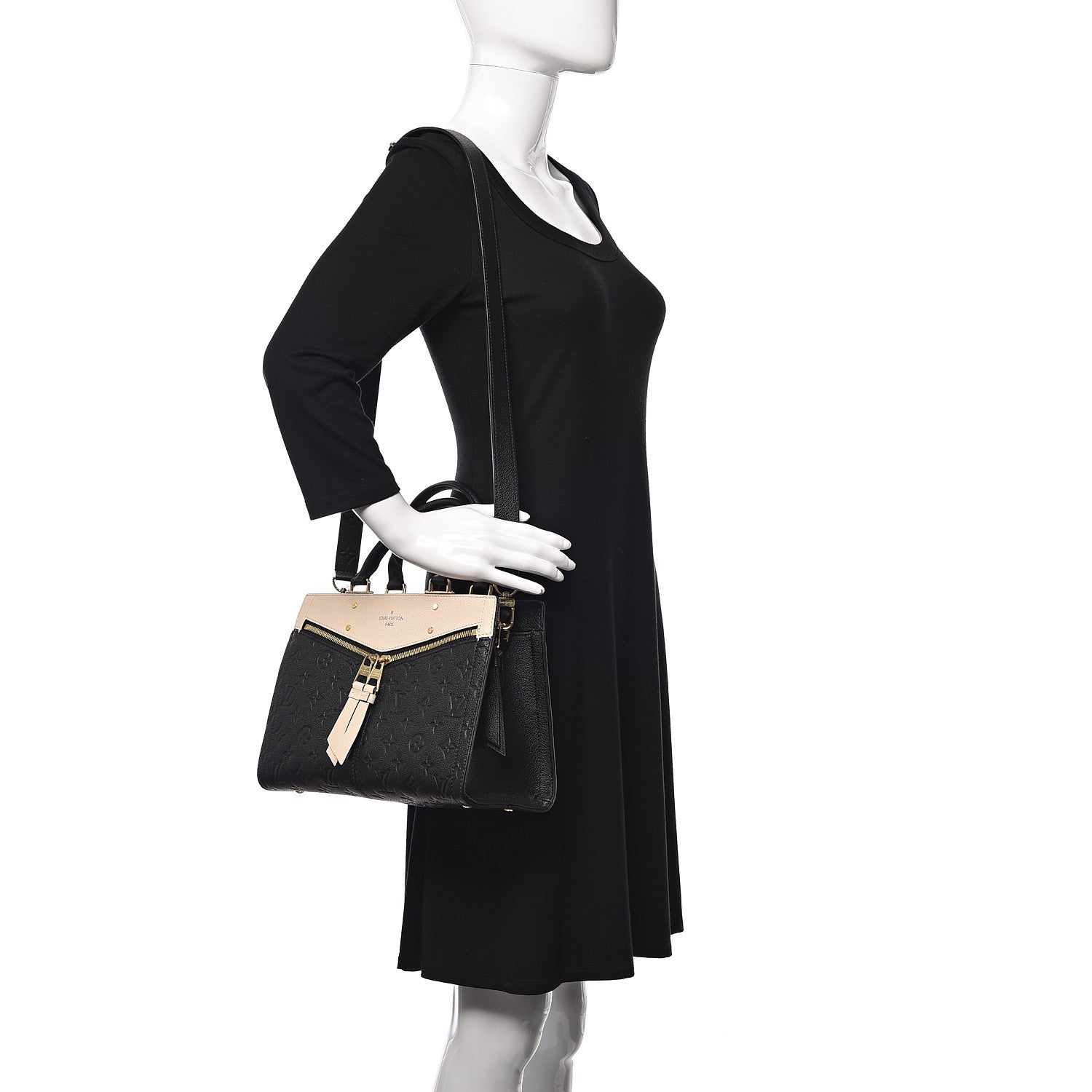 Louis Vuitton Empreinte Sully PM Black Creme 2 of 16