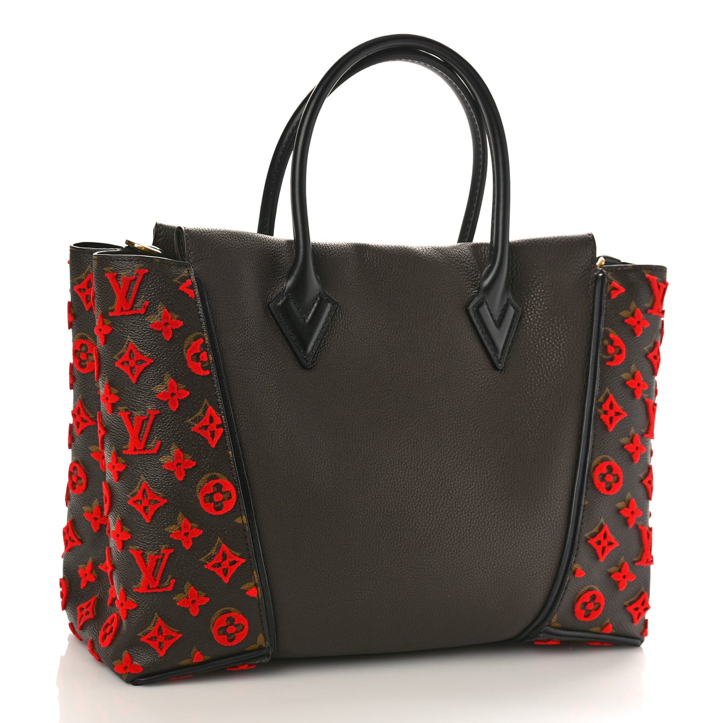 Veau Cachemire Tote W PM Chocolate