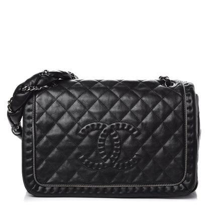 Chanel Calfskin Quilted Large Istanbul Flap Black 1 of 11