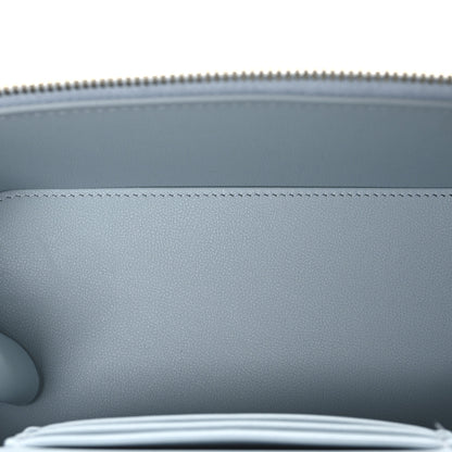 Chanel Lambskin Quilted Small Top Handle Vanity Case With Chain Light Blue 5 of 10