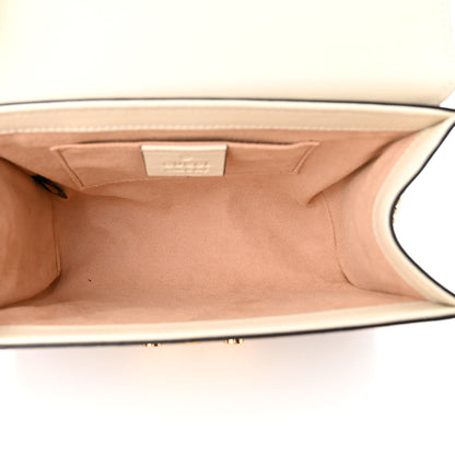 Gucci GG Supreme Monogram Calfskin Small Padlock Shoulder Bag Beige Mystic White Sun Oil 5 of 13