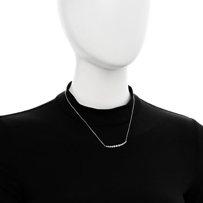Parker & West by FASHIONPHILE 14K White Gold Diamond .80ctw Graduated Station Necklace 2 of 5