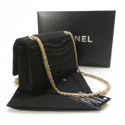 Chanel Satin Croc 2.55 Reissue Flap Black 3 of 10