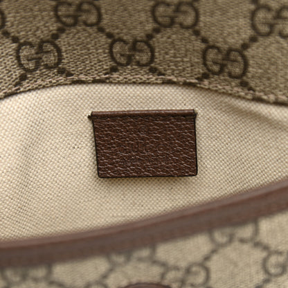 Gucci GG Supreme Monogram Neo Vintage Web Belt Bag Brown 6 of 10