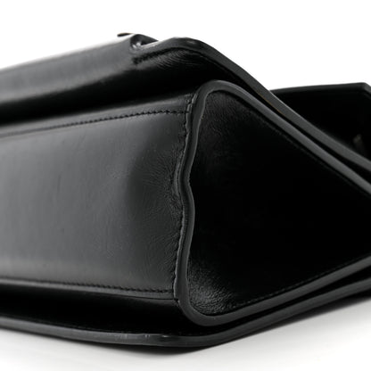 Givenchy Studded Crinkled Patent Goatskin Small GV3 Shoulder Bag Black 11 of 15