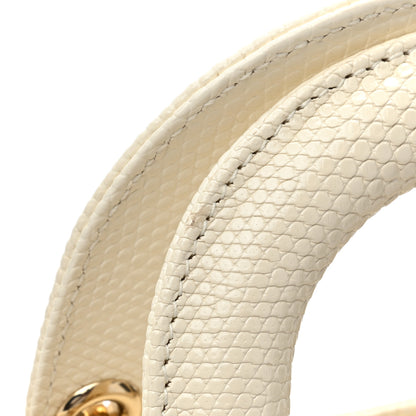 Christian Dior Lizard Mini Lady Dior White 10 of 17