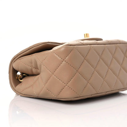 Chanel Lambskin Quilted Mini Pearl Crush Flap Beige 8 of 9