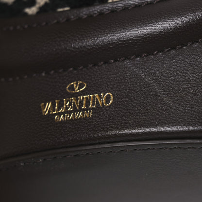 Valentino Garavani Toile Iconographe Nappa Le Cinquième Bucket Bag Naturale Black Fondant 13 of 15