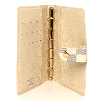 Louis Vuitton Damier Azur Small Ring Agenda Cover 5 of 6
