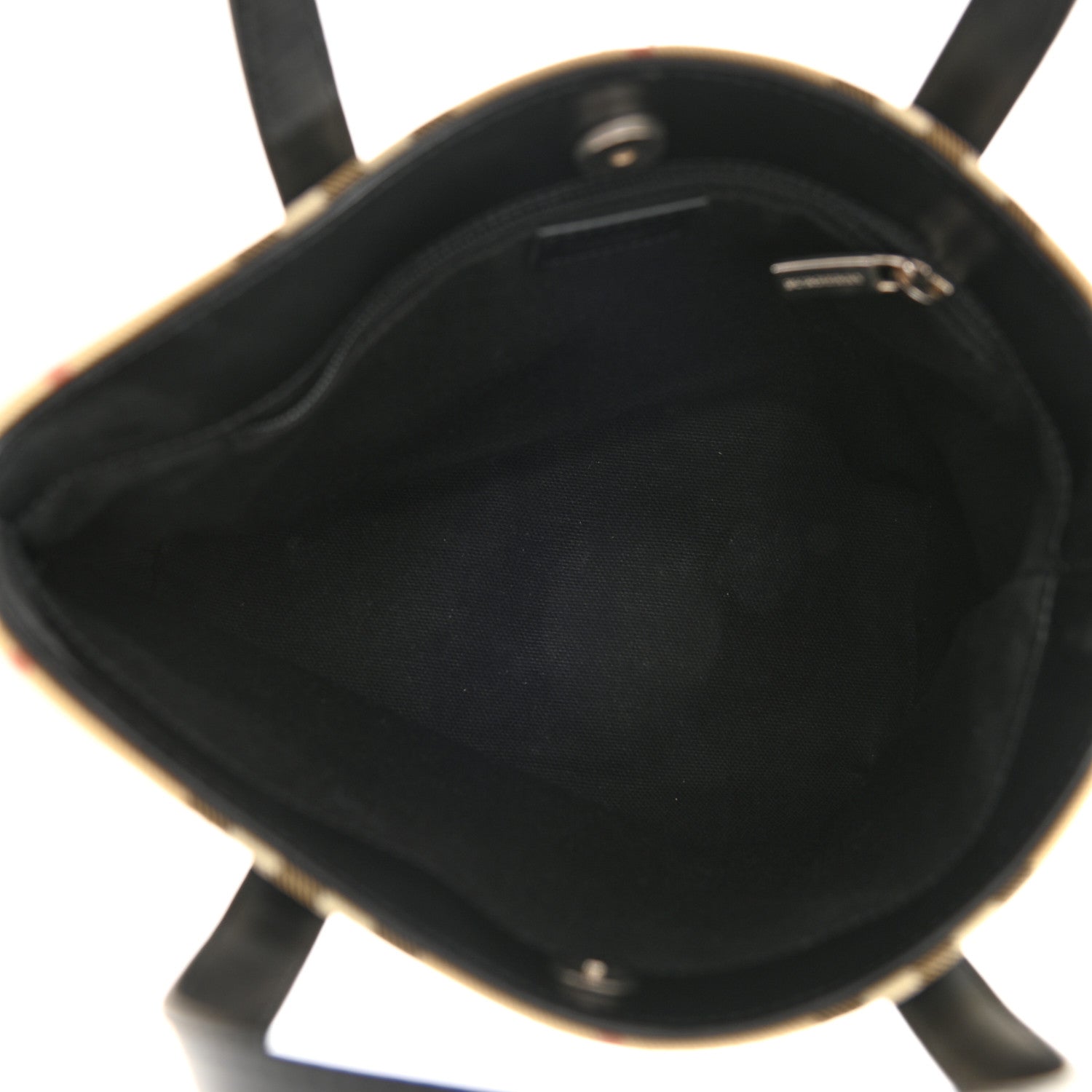 Burberry House Check Small Tote Black 6 of 11