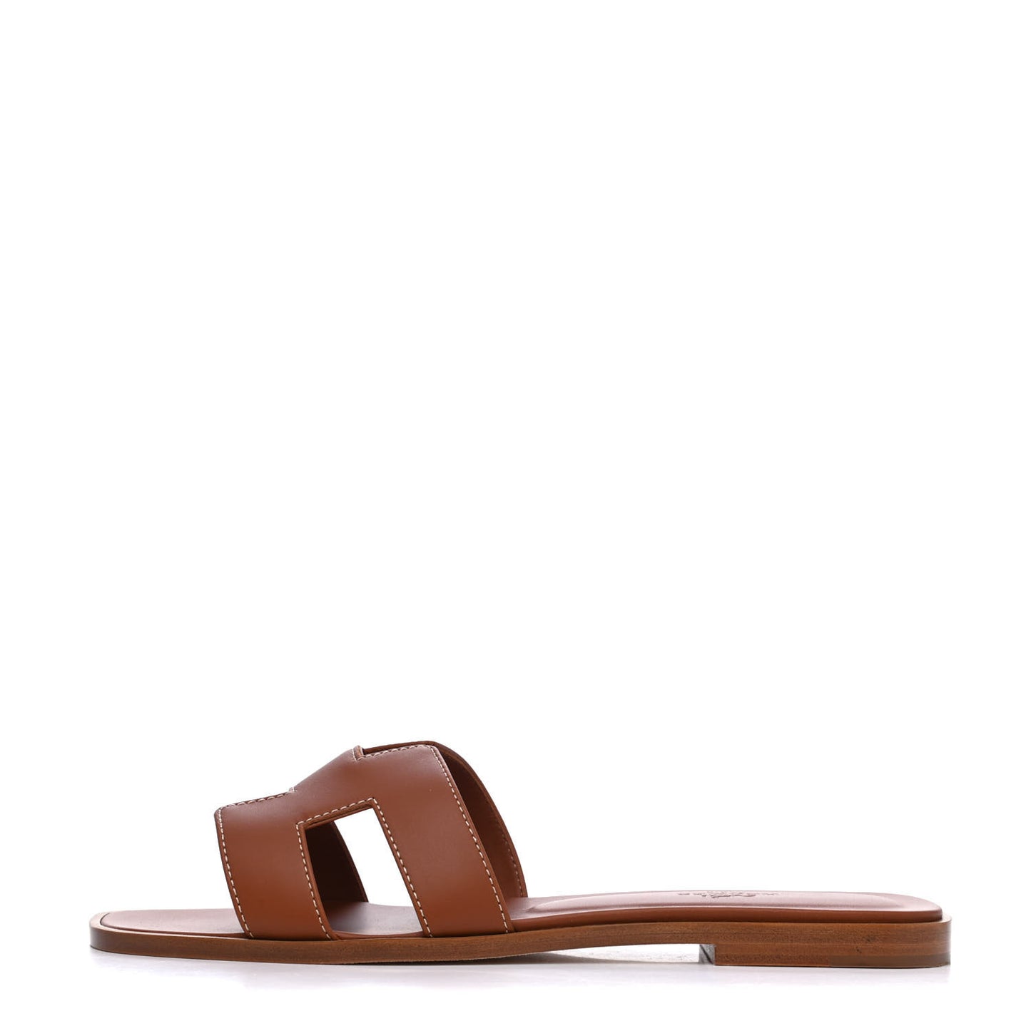 Box Calfskin Oran Sandals 39 Gold