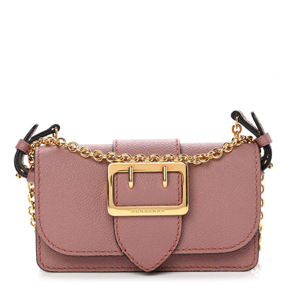 Burberry Grainy Calfskin Mini Buckle Bag Pink 1 of 11