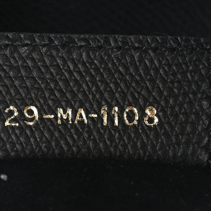 Christian Dior Grained Calfskin Saddle Bag Black 6 of 9