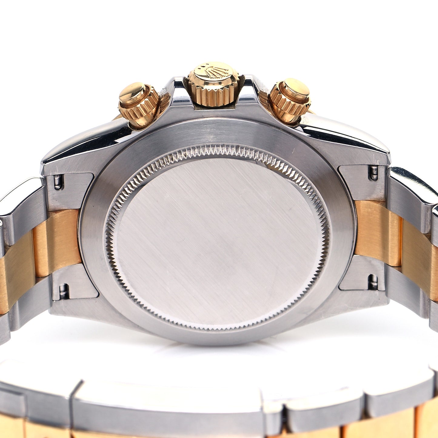 Stainless Steel 18K Yellow Gold 40mm Oyster Perpetual Cosmograph Daytona Watch Black 116523