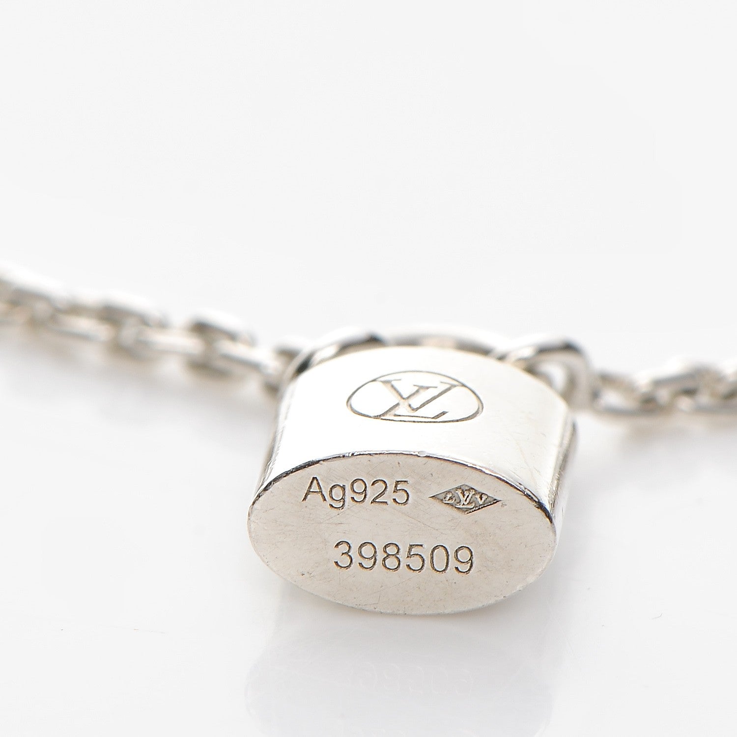 Louis Vuitton Sterling Silver Lockit Bracelet 5 of 8