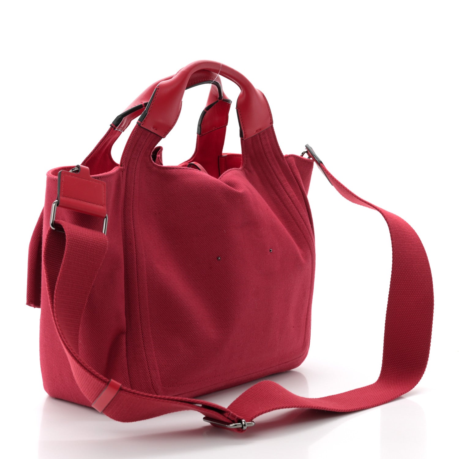 Valentino Garavani Canvas Atelier 02 Bow Edition Small Tote Bag Red 4 of 12
