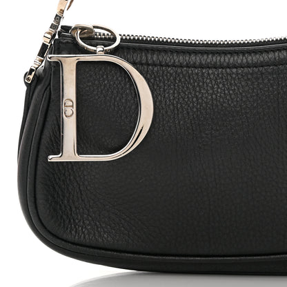 Christian Dior Calfskin Shoulder Bag Black 4 of 13