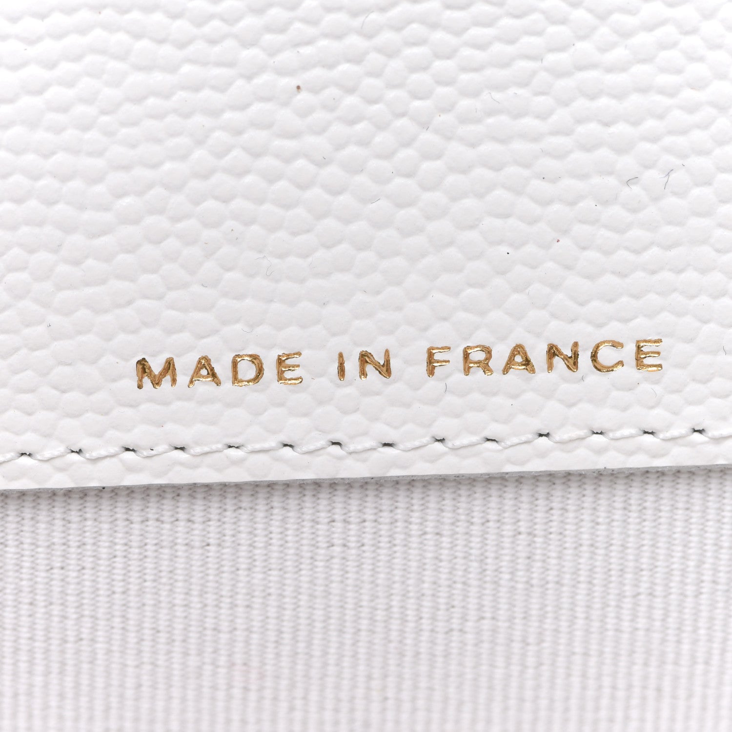 Chanel Caviar Quilted Flap Card Holder Wallet White 7 of 9