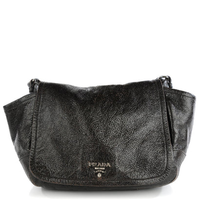 Prada Cervo Lux Chain Flap Ebano 1 of 9