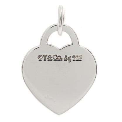 Tiffany Sterling Silver Small Return to Tiffany Heart Tag Charm 3 of 3