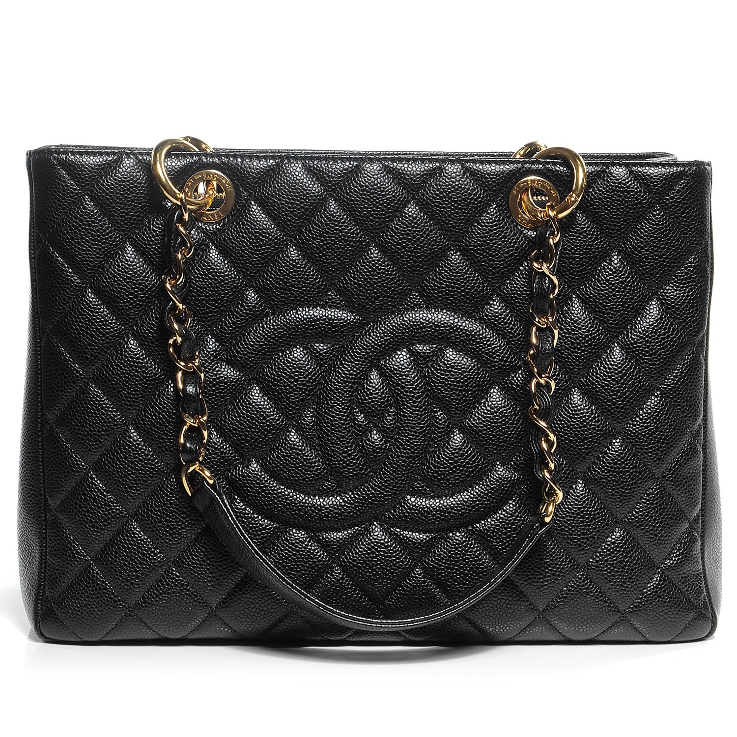 Chanel Caviar Grand Shopping Tote GST Black 1 of 8