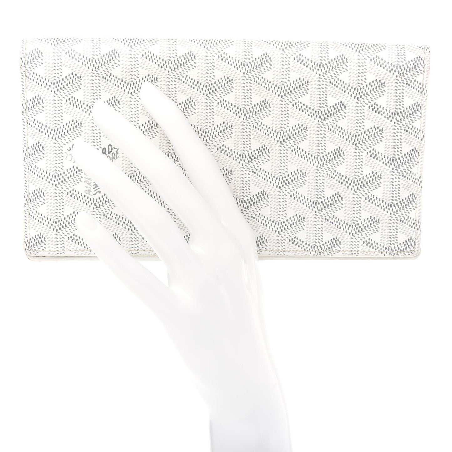 Goyardine Richelieu Wallet White