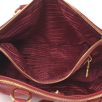 Prada City Calf Large Galleria Double Zip Tote Lacca 5 of 17