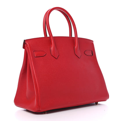 Hermes Epsom Birkin 30 Rouge Casaque 3 of 10