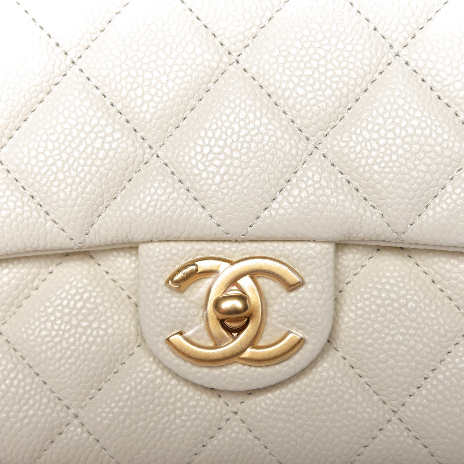 Chanel Caviar Quilted Mini Chain Soul Flap White 10 of 11