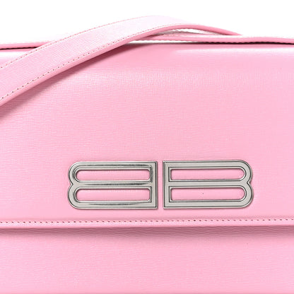 Balenciaga Calfskin Stripe Embossed Medium Gossip Bag Candy Pink 9 of 13