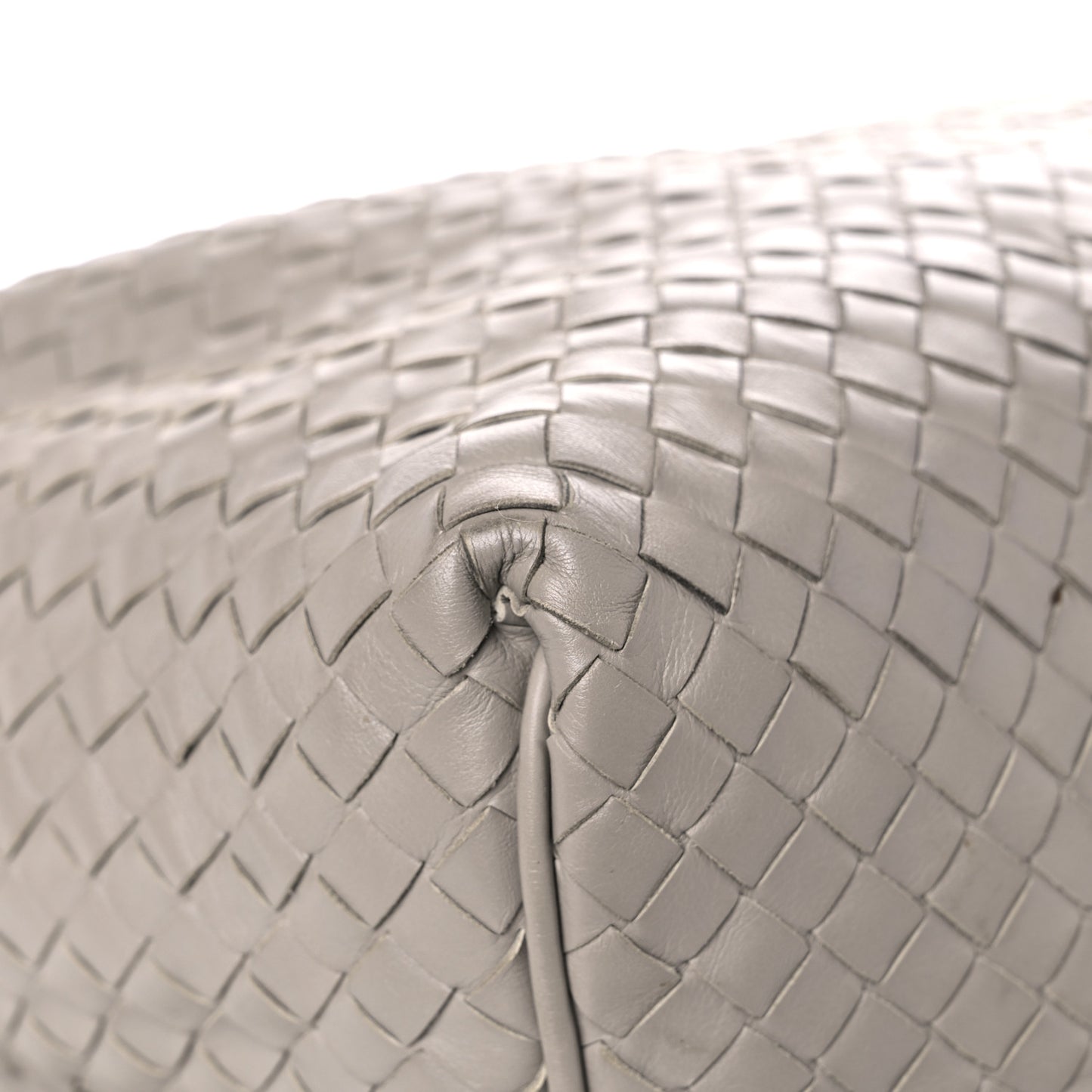 Nappa Intrecciato Sloane Hobo Fume
