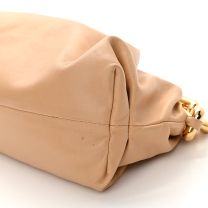 Bottega Veneta Calfskin The Pouch Chain Almond 6 of 12