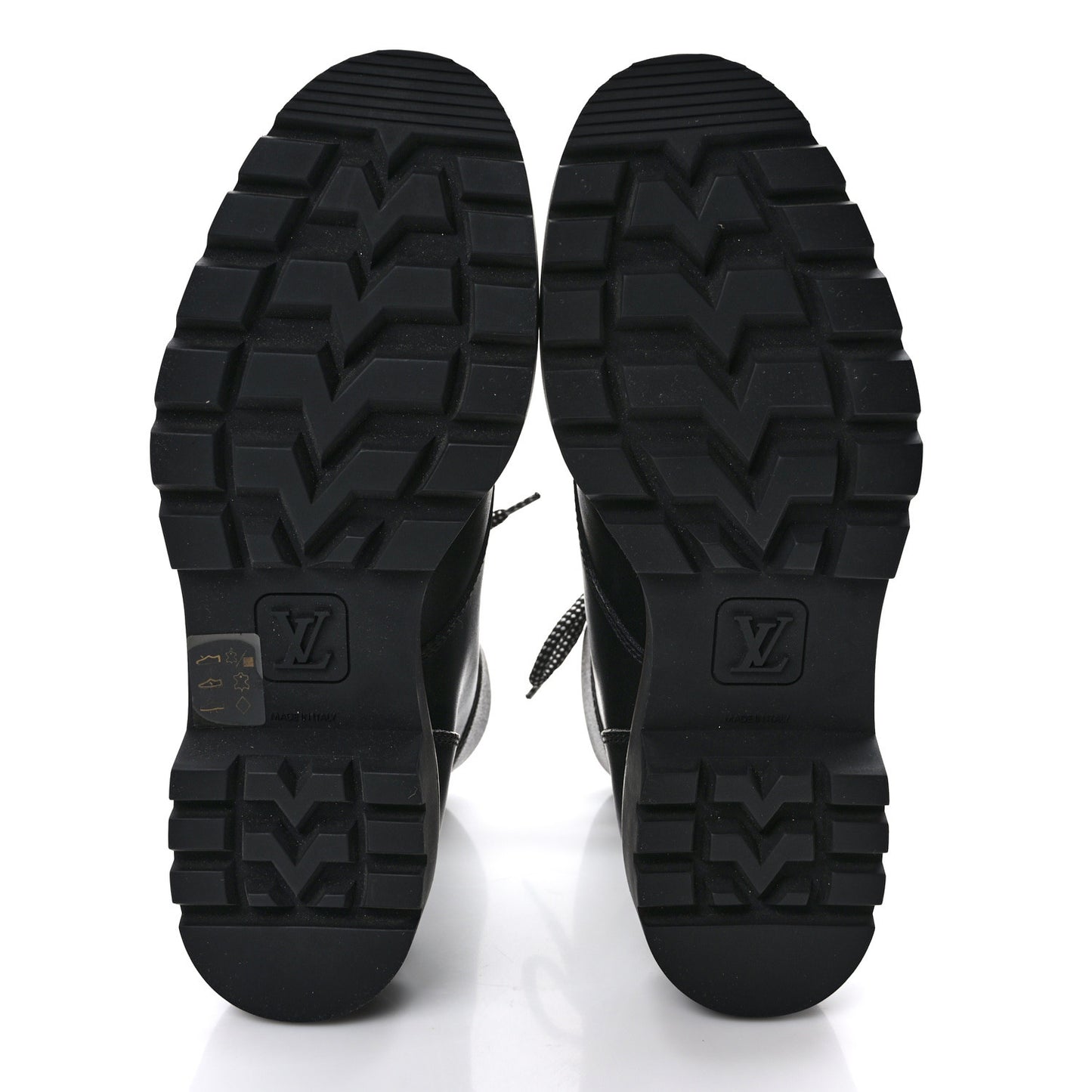 Calfskin Monogram Territory Flat Ranger Boots 41 Black