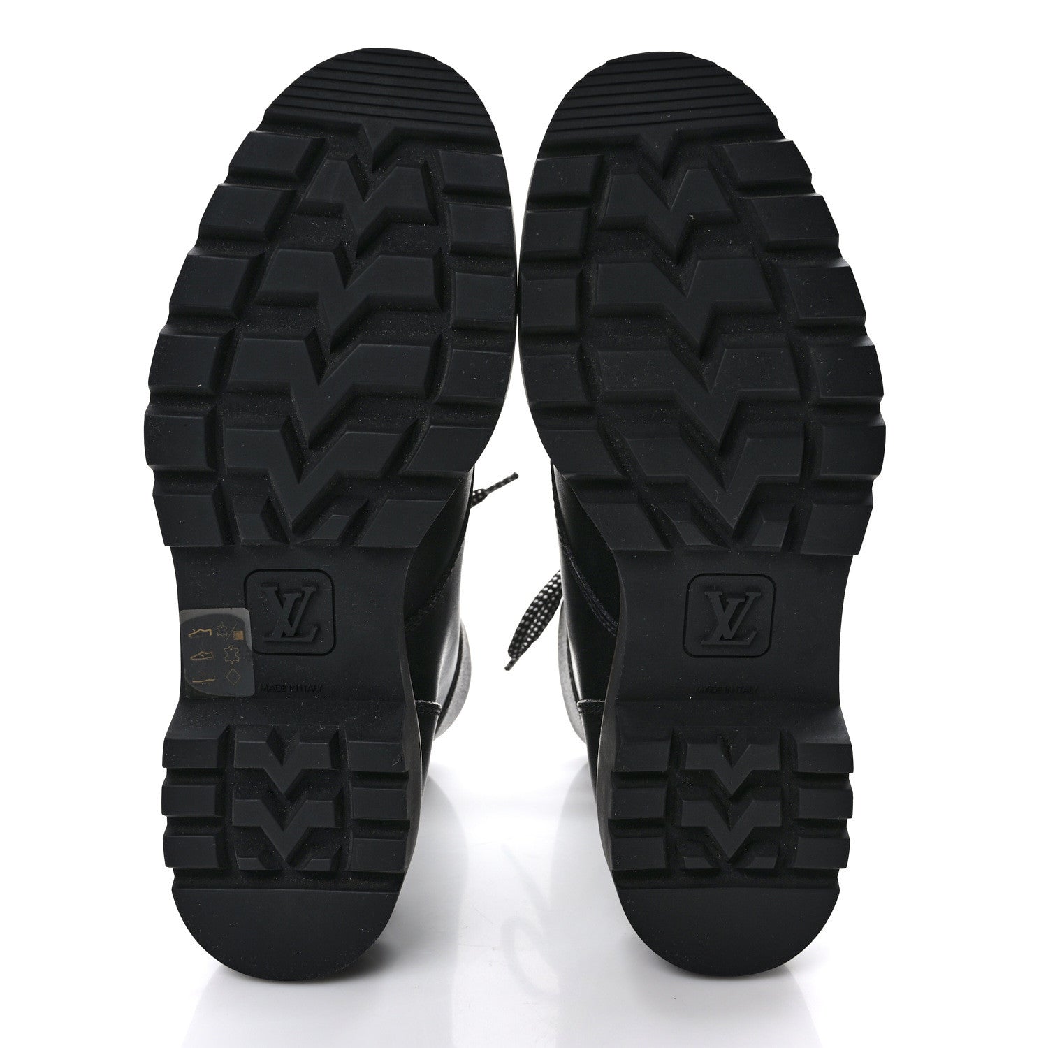Louis Vuitton Calfskin Monogram Territory Flat Ranger Boots 41 Black 5 of 8