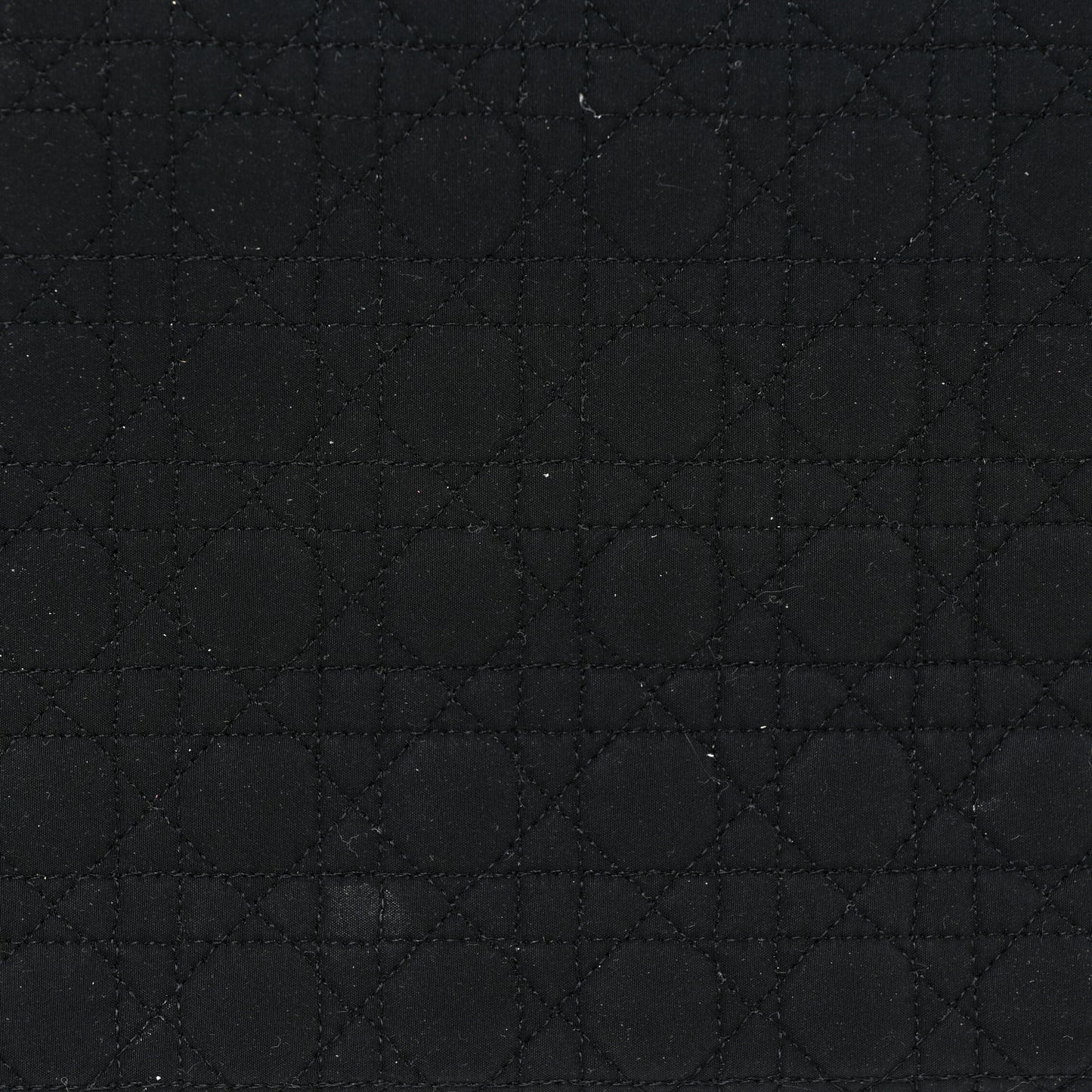 Nylon Cannage Shoulder Bag Black