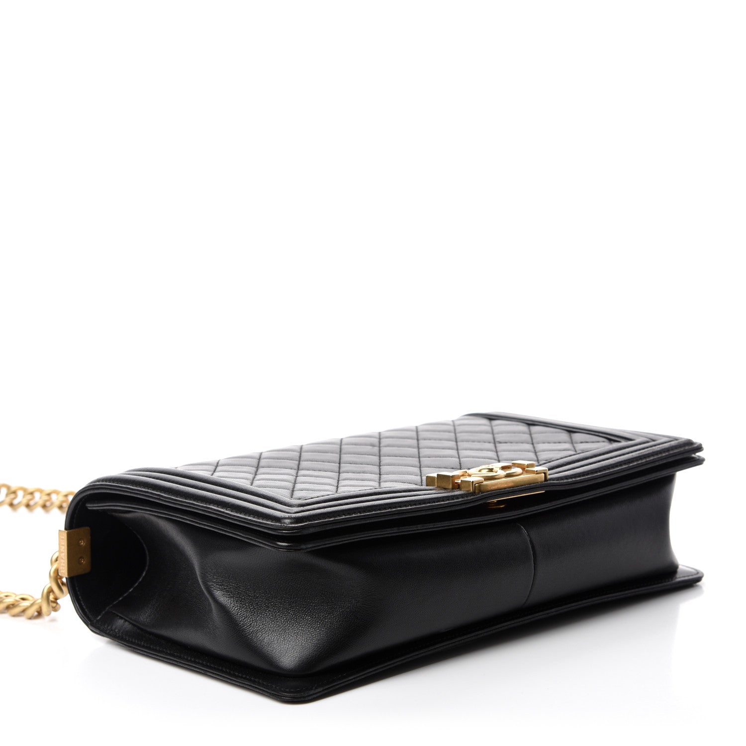 Chanel Lambskin Quilted New Medium Boy Flap Black 4 of 16