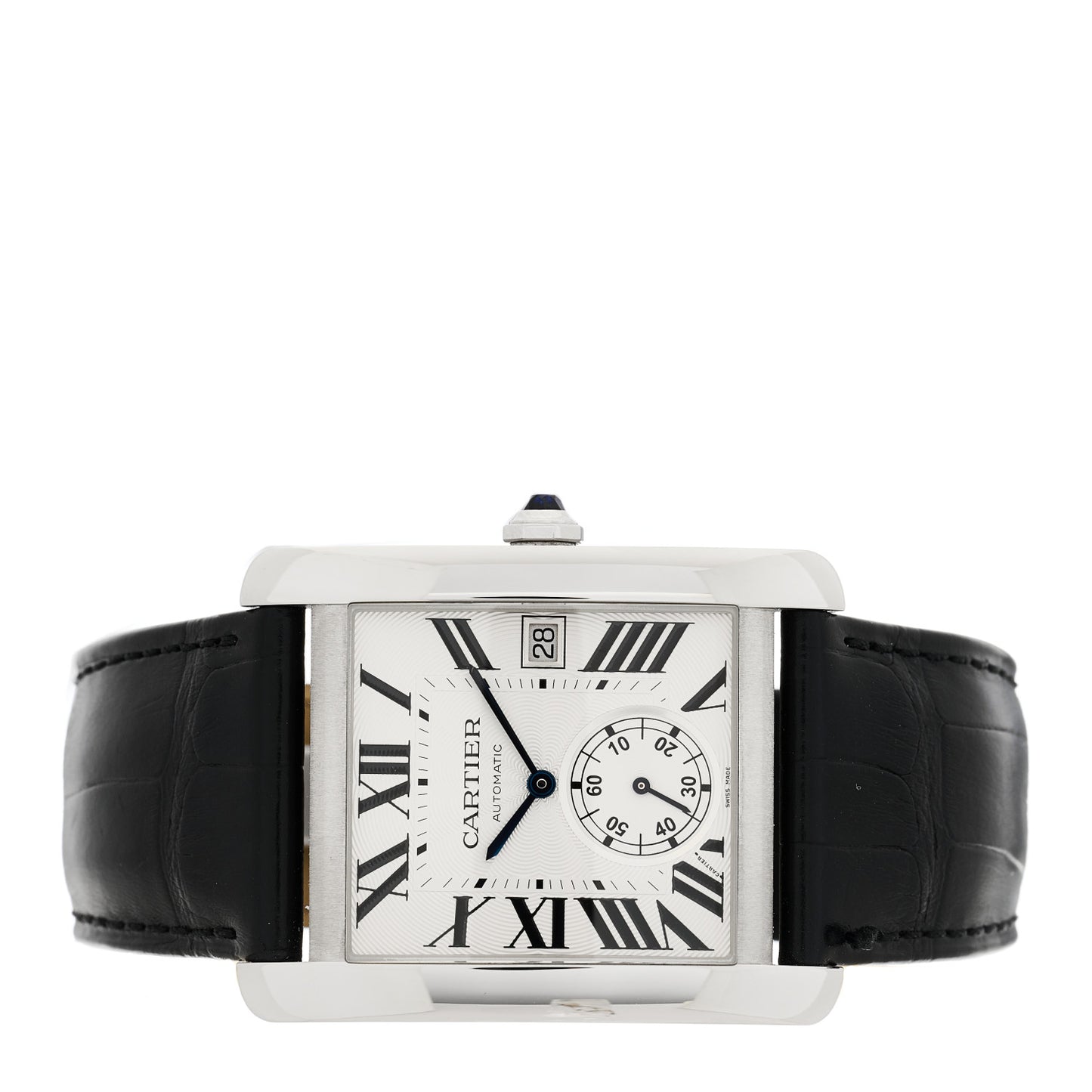 Stainless Steel Alligator 34mm Tank MC Automatic Watch