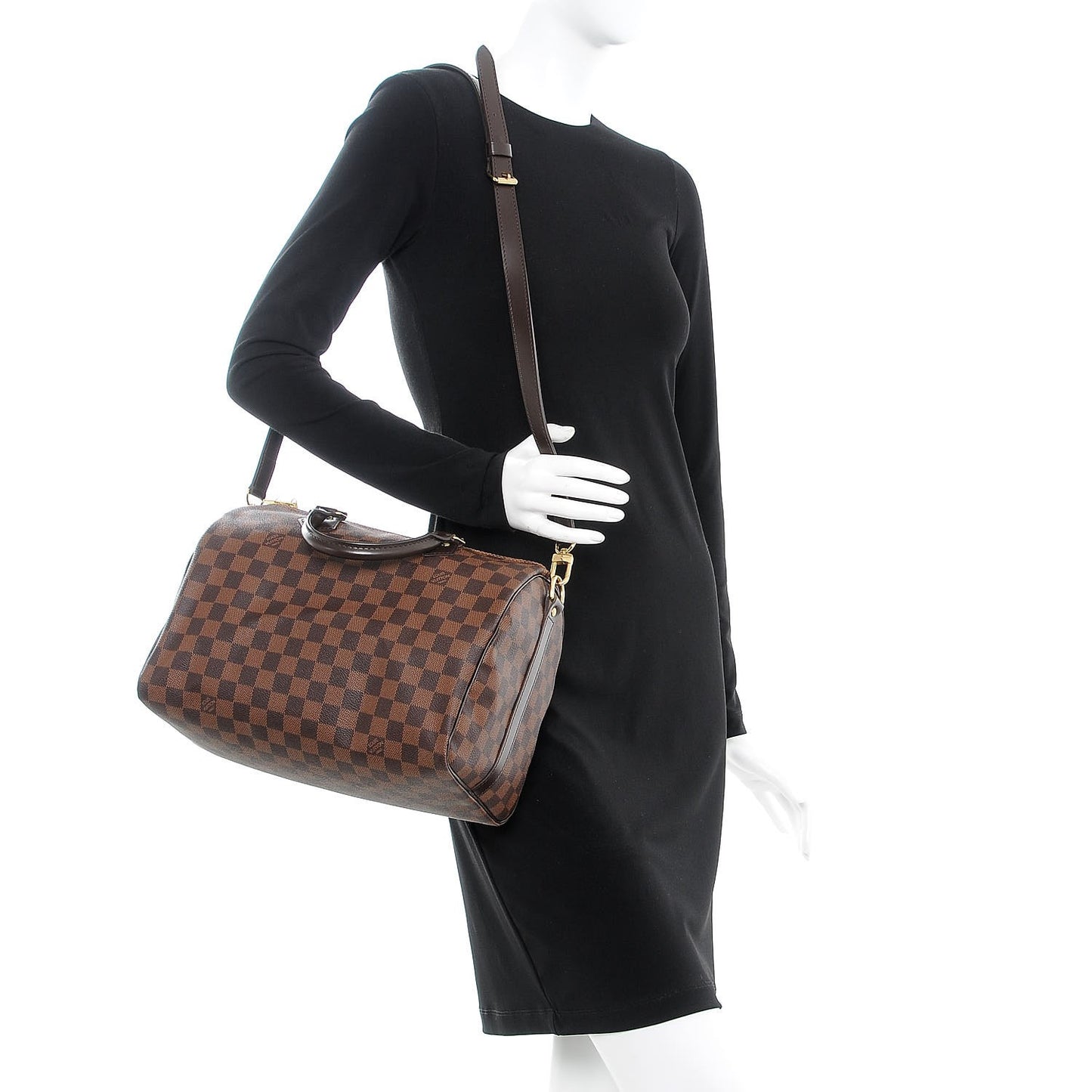 Damier Ebene Speedy Bandouliere 30