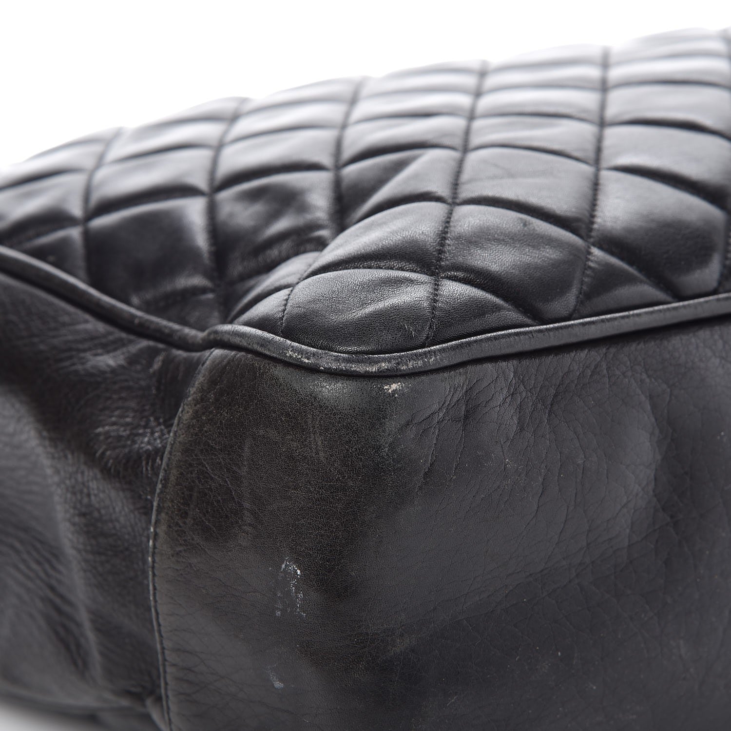 Chanel Lambskin Quilted Shoulder Bag Black 17 of 20