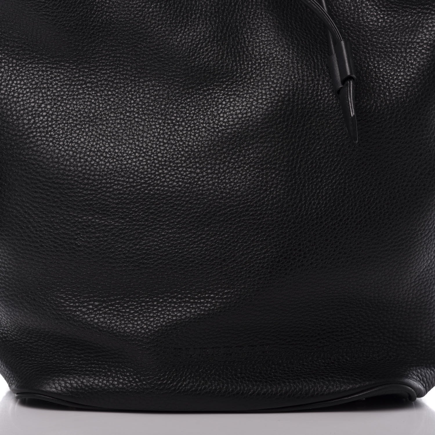 Burberry Grainy Calfskin Medium Check Ashby Hobo Black 10 of 10