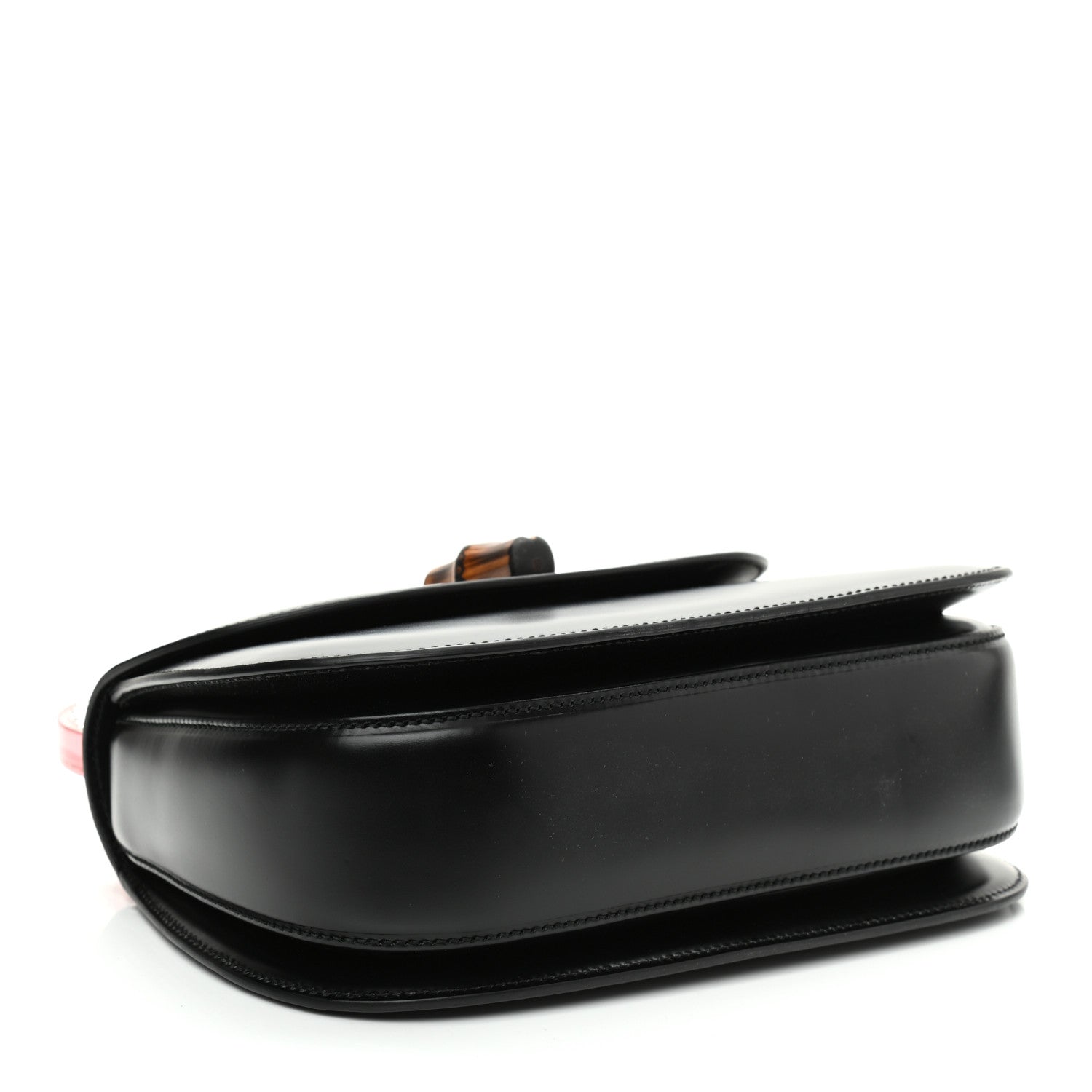 Gucci Calfskin Plexiglass Medium Classic 2 Top Handle Bag Black 4 of 10