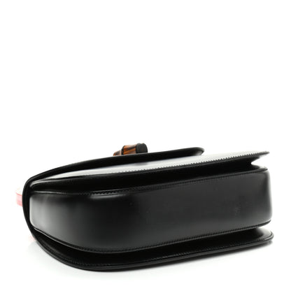 Gucci Calfskin Plexiglass Medium Classic 2 Top Handle Bag Black 4 of 10