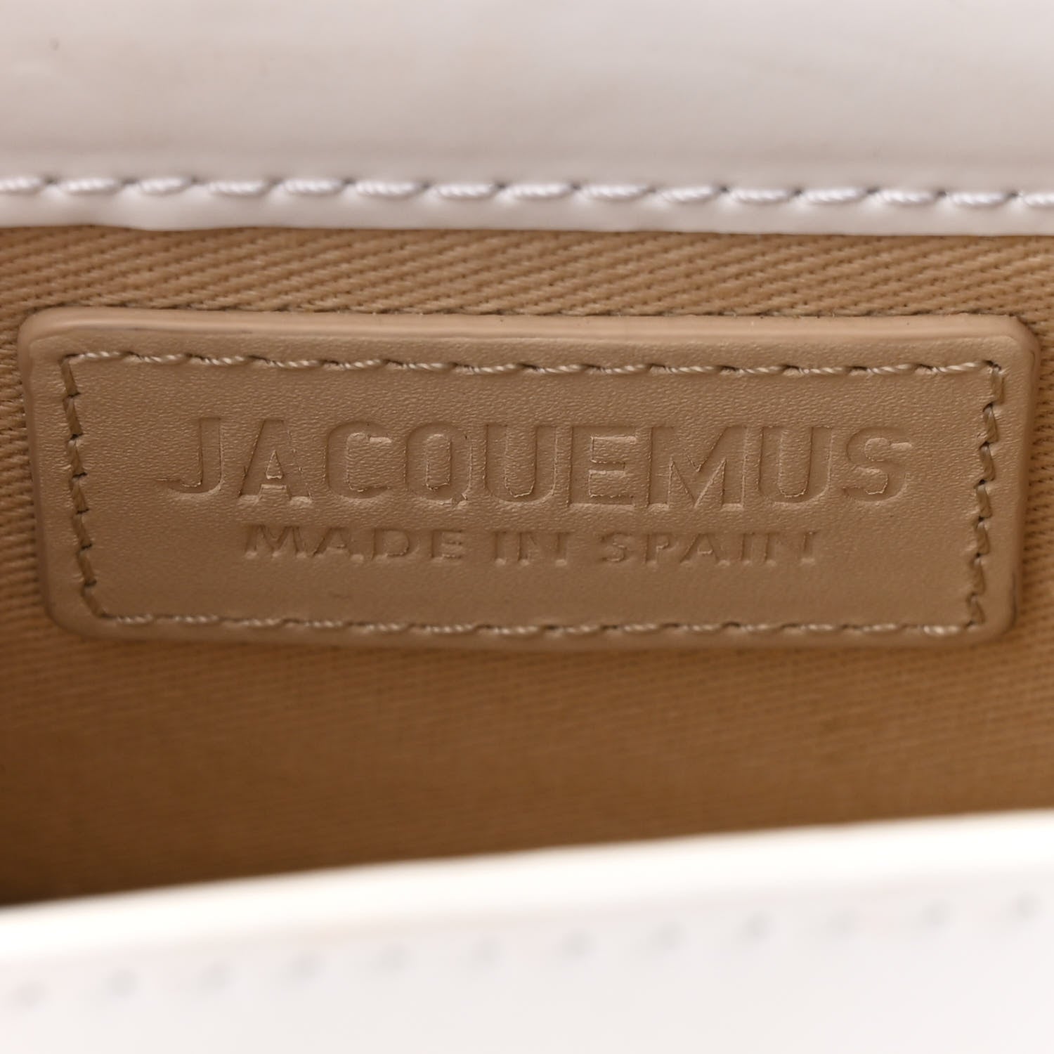 Jacquemus Smooth Calfskin Le Chiquito White 6 of 11