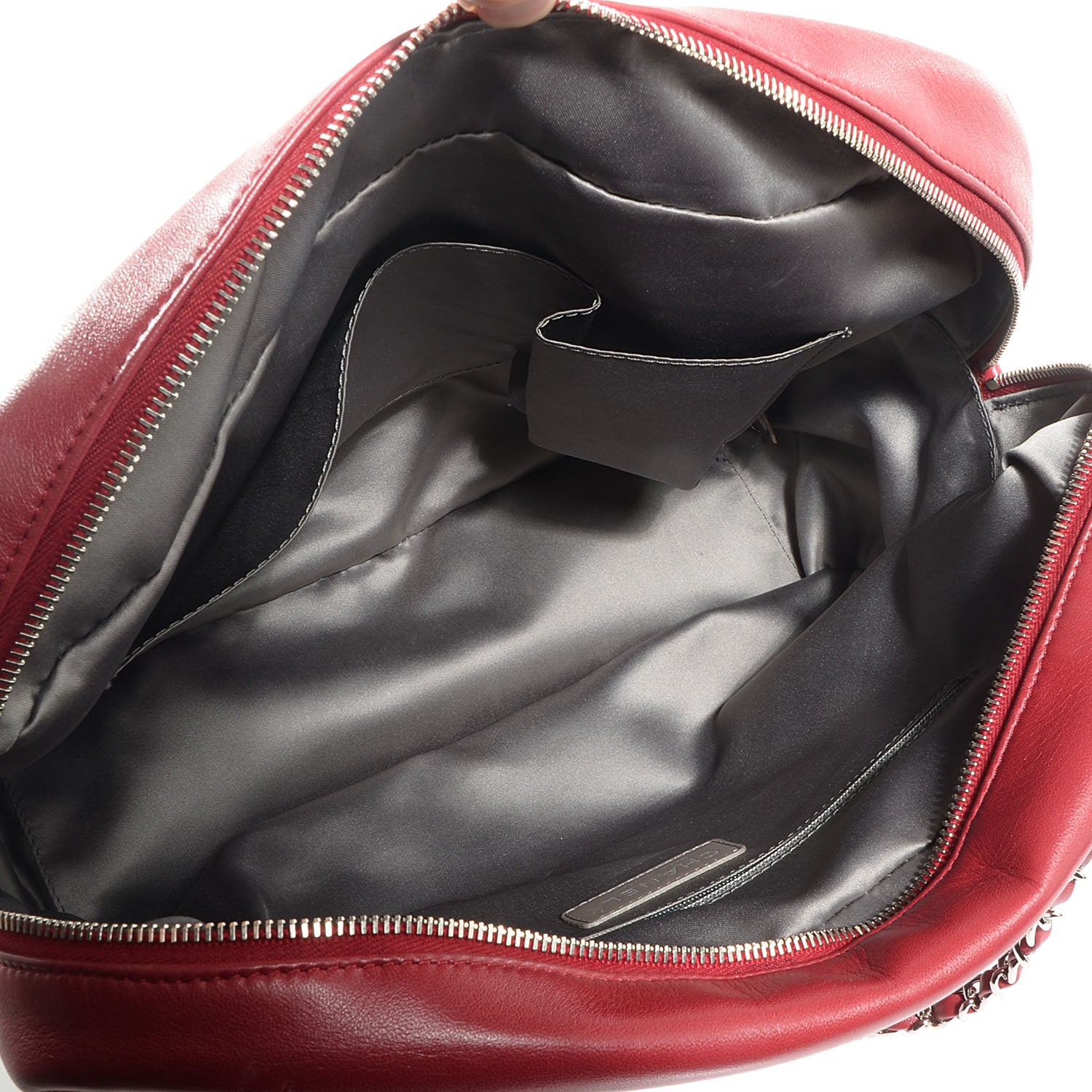 Chanel Aged Calfskin Quilted Large Reissue Camera Case Red 5 of 10