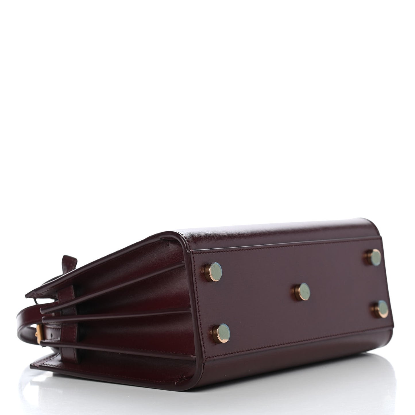 Calfskin Nano Sac De Jour Dark Amaranto