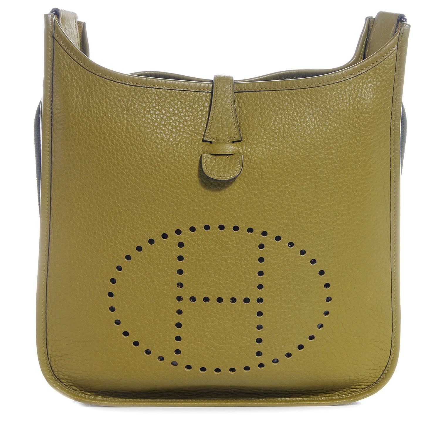 Hermes Taurillon Clemence Evelyne II PM Vert Chartreuse 1 of 7