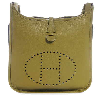 Hermes Taurillon Clemence Evelyne II PM Vert Chartreuse 1 of 7