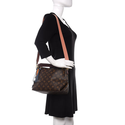 Louis Vuitton Monogram Beaubourg Hobo Mini Bordeaux Red Peach Safran Blue Jean Blue 3 of 13